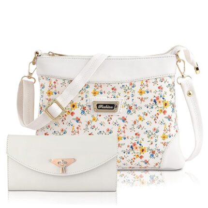 Cross Body Sling Bag for Girls/Women – Stylish, Lightweight Shoulder Bag for Travel, Shopping & Daily Use (Sling Bag & Clutch Combo)